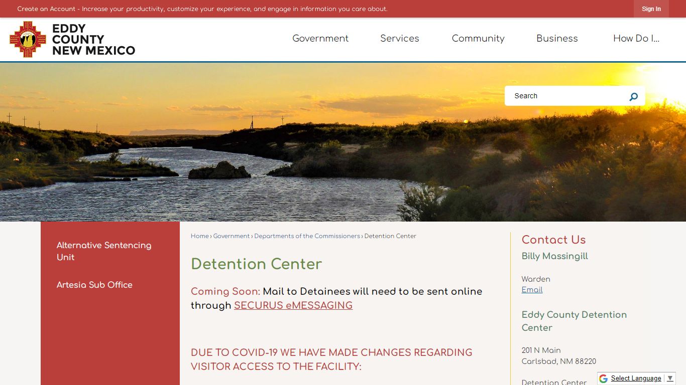 Detention Center | Eddy County, NM