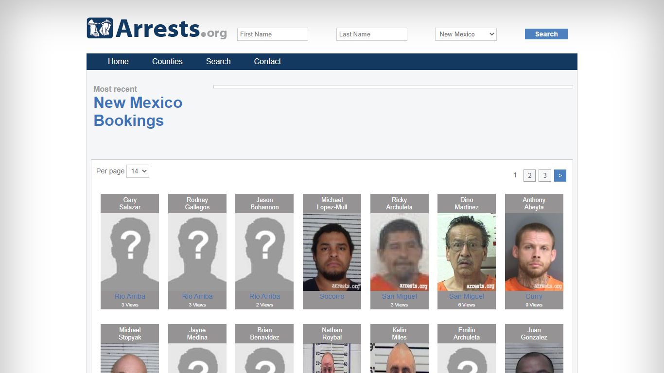 New Mexico Arrests and Inmate Search